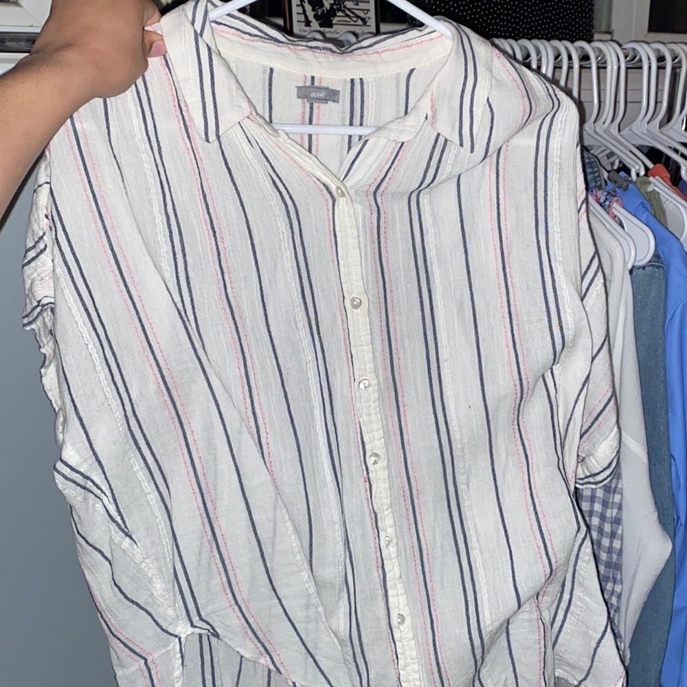 Aerie Striped Beachy Style shirt (size medium)